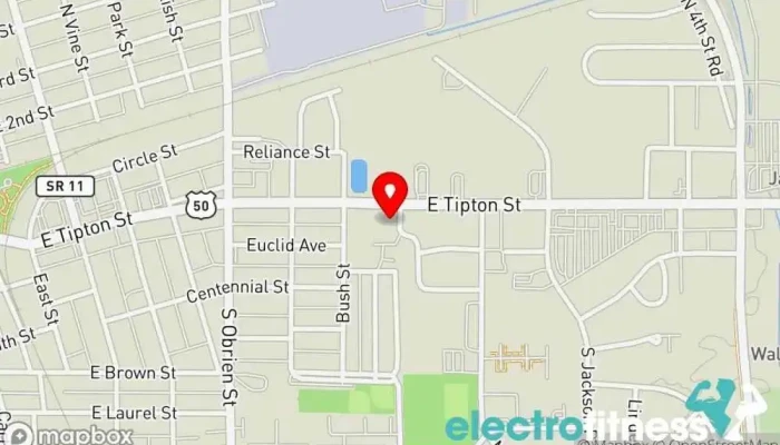map of Anytime Fitness Gym, Fitness center, Personal trainer, Physical fitness program, Weightlifting area, Women's personal trainer in Seymour