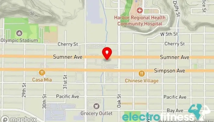 map of Anytime Fitness Gym, Fitness center, Personal trainer, Physical fitness program, Weightlifting area, Women's personal trainer in Aberdeen