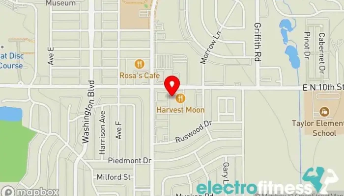 map of Anytime Fitness Gym in Abilene