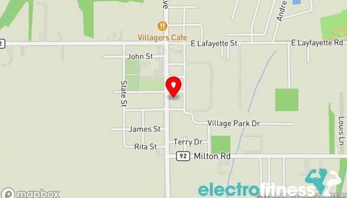 map of Anytime Fitness Gym, Fitness center, Personal trainer, Physical fitness program, Weightlifting area, Women's personal trainer in Maurice