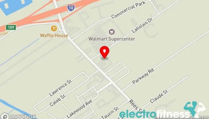 map of Anytime Fitness Gym, Fitness center, Personal trainer, Physical fitness program, Weightlifting area, Women's personal trainer in Breaux Bridge