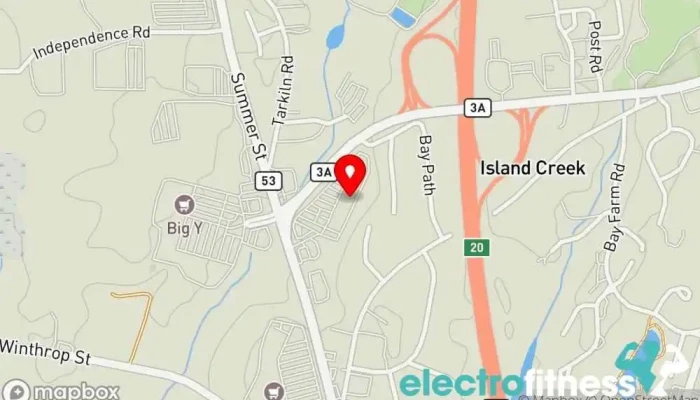 map of Anytime Fitness Gym, Fitness center, Personal trainer, Physical fitness program, Weightlifting area, Women's personal trainer in Kingston