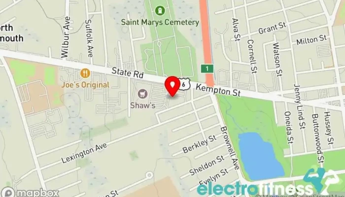 map of Anytime Fitness Gym, Fitness center, Personal trainer, Physical fitness program, Weightlifting area, Women's personal trainer in Dartmouth