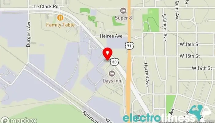 map of Anytime Fitness Gym, Fitness center, Nutritionist, Personal trainer, Vitamin & supplements store in Carroll