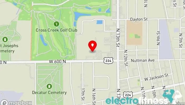 map of Anytime Fitness Gym in Decatur