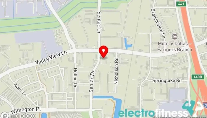 map of Anytime Fitness Gym, Fitness center, Personal trainer, Physical fitness program, Weightlifting area, Women's personal trainer in Farmers Branch