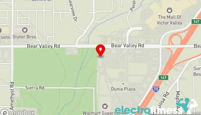 map of Anytime Fitness Gym, Fitness center, Personal trainer, Physical fitness program, Weightlifting area, Women's personal trainer in Victorville