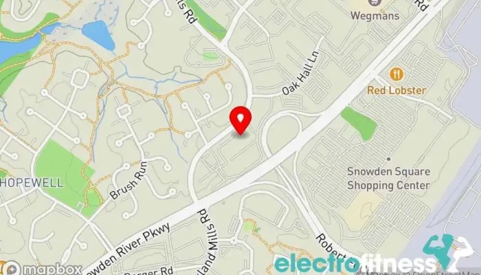 map of Anytime Fitness Gym, Fitness center, Personal trainer, Physical fitness program, Weightlifting area, Women's personal trainer in Columbia