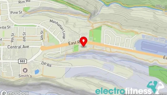 map of Anytime Fitness Gym, Fitness center, Personal trainer, Physical fitness program, Weightlifting area, Women's personal trainer in Los Alamos