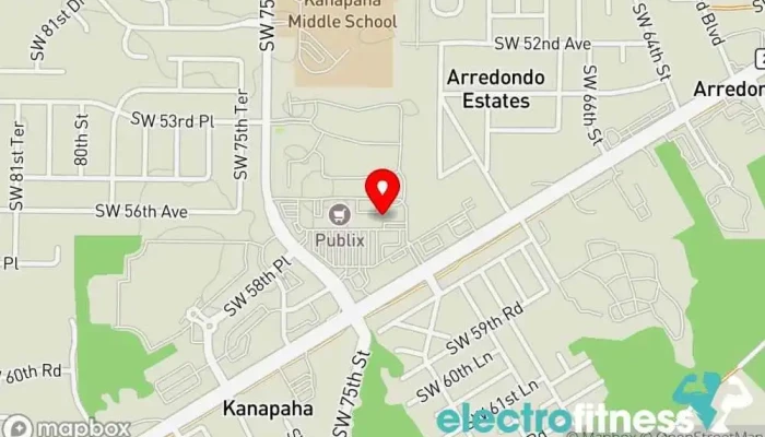 map of Anytime Fitness Gym, Fitness center, Personal trainer, Physical fitness program in Gainesville