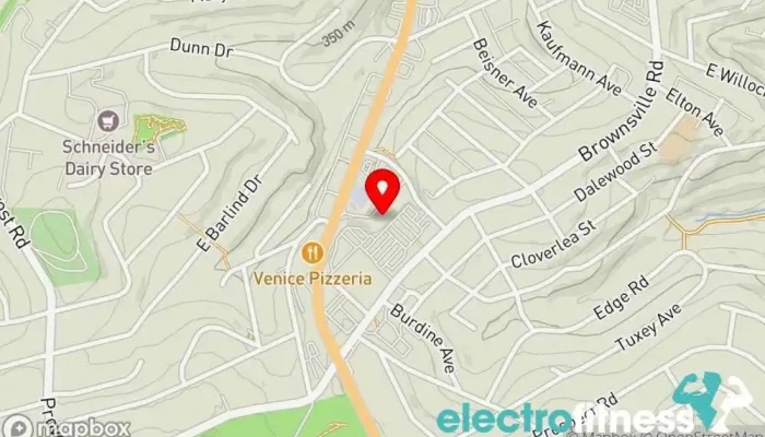 map of Anytime Fitness Gym in Brentwood