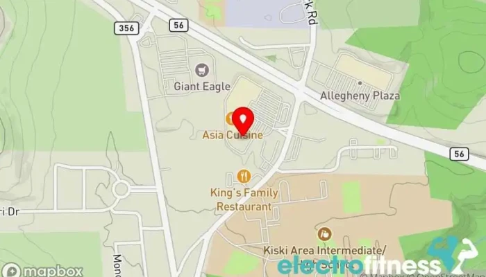 map of Anytime Fitness Gym, Fitness center, Personal trainer, Physical fitness program, Weightlifting area, Women's personal trainer in Leechburg