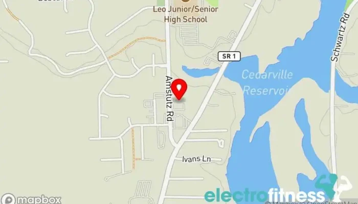 map of Anytime Fitness Gym in Leo