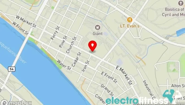 map of Anytime Fitness Gym, Fitness center, Personal trainer, Physical fitness program, Weightlifting area, Women's personal trainer in Danville