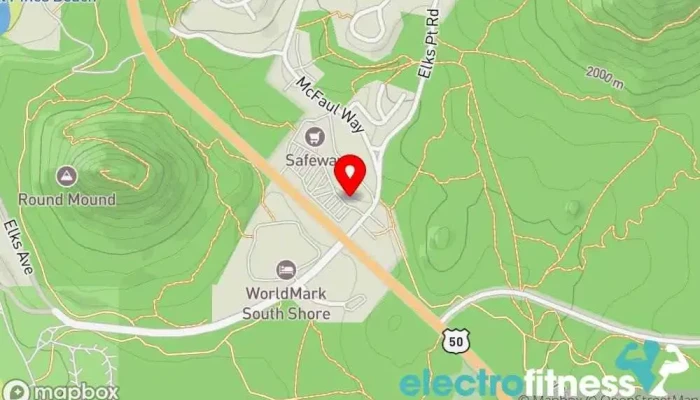 map of Anytime Fitness Gym in Zephyr Cove
