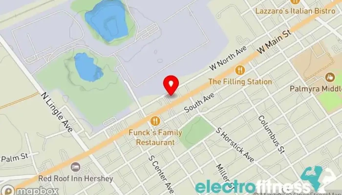 map of Anytime Fitness Gym in Palmyra
