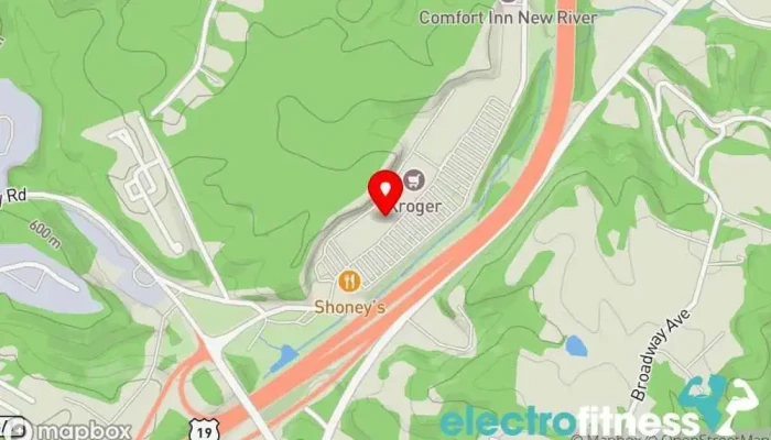 map of Anytime Fitness Gym, Fitness center, Personal trainer, Physical fitness program, Weightlifting area, Women's personal trainer in Oak Hill