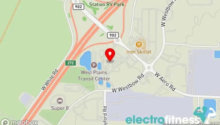 map of Anytime Fitness West Plains Gym, City tax office, International airport, Paper bag supplier, Volleyball instructor in Cheney