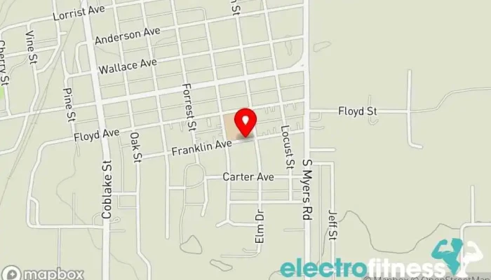 map of Apache Memorial Gym School in Apache