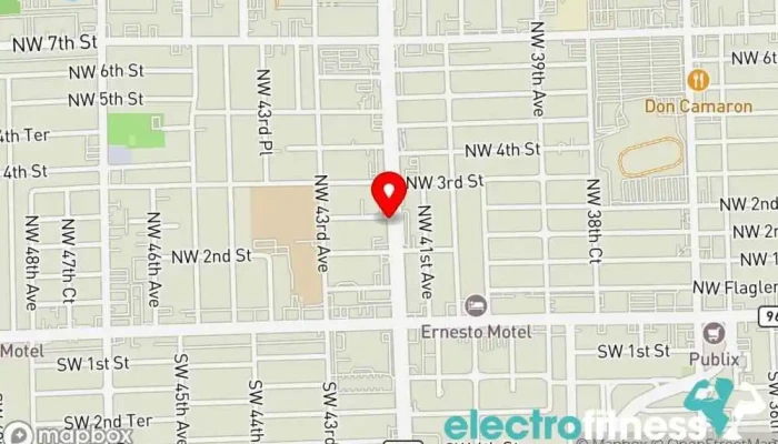 map of APR Fitness Gym in Miami