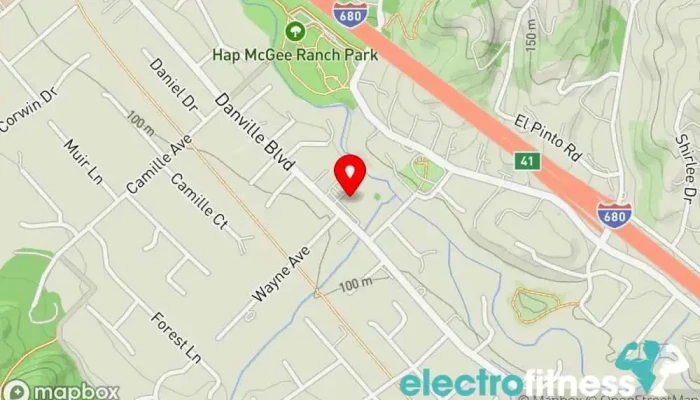 map of ARC | Alamo Fitness Physical fitness program in Alamo