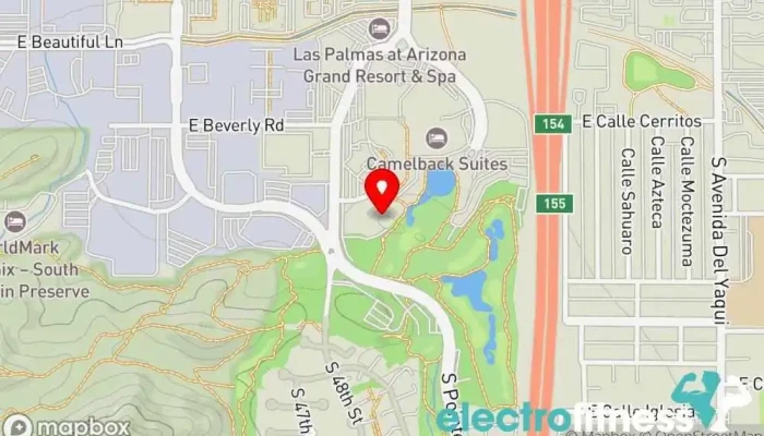 map of Arizona Grand Athletic Club Gym, Day spa, Spa in Phoenix