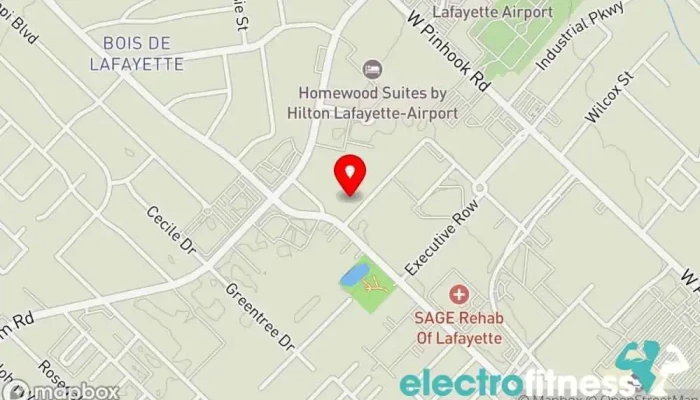 map of Ascend Wellness Studio Yoga studio in Lafayette