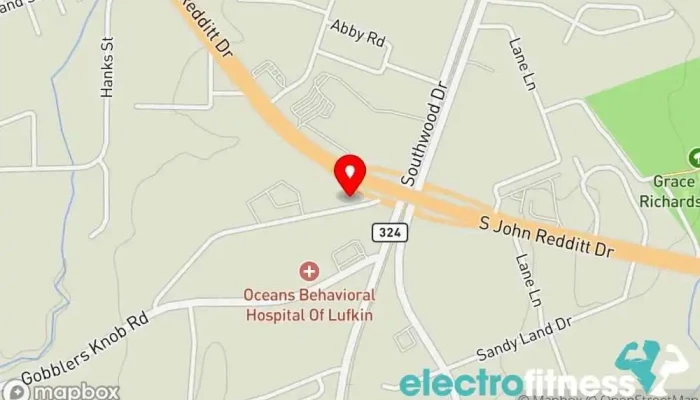 map of Aspire Physical Therapy and Wellness, LLC Physical therapy clinic in Lufkin