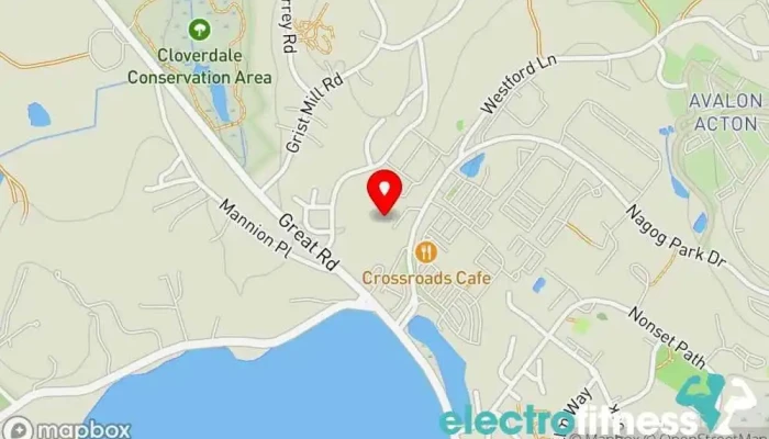 map of Athletic Balance, LLC d/b/a Chinese Martial Arts Physical fitness program, Martial arts school in Acton
