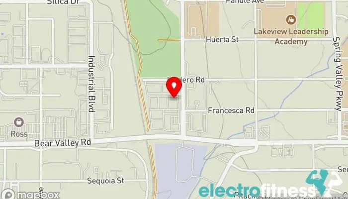 map of Athlos Training Grounds Gym in Victorville
