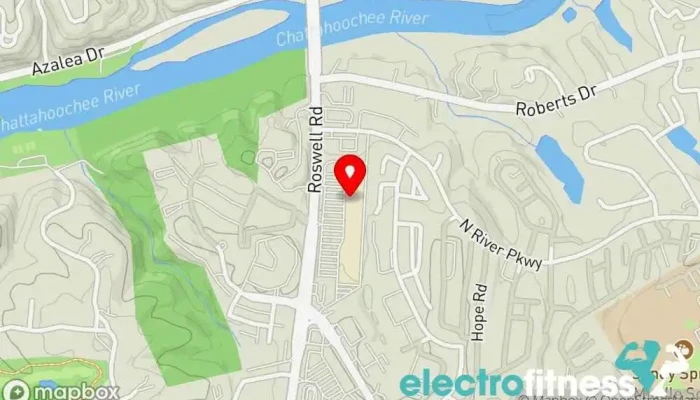 map of ATL Fitness 24/7 Sandy Springs Gym, Boxing gym, Kickboxing school, Personal trainer in Sandy Springs