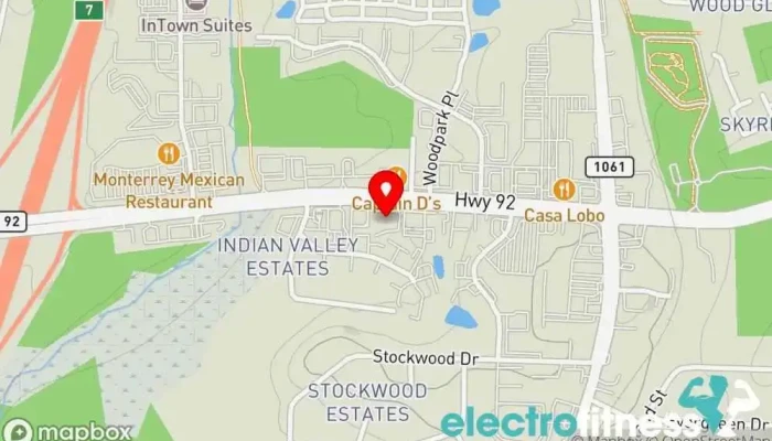 map of ATL FITNESS 24/7 WOODSTOCK Gym, Boxing gym, Kickboxing school, Personal trainer in Woodstock