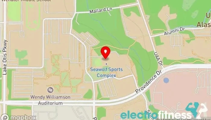 map of AVIS Alaska Sports Complex Fitness Center Fitness center in Anchorage