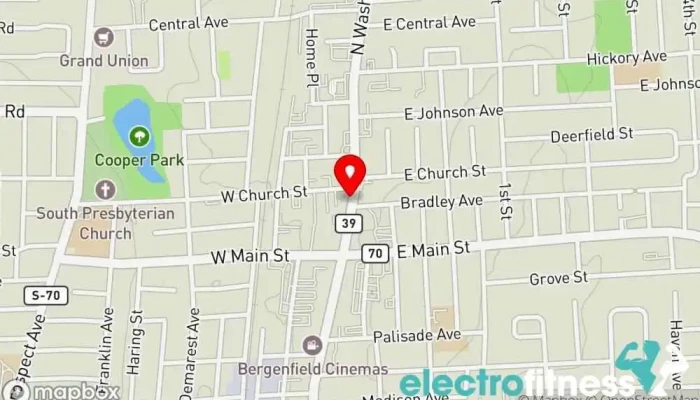 map of Aya Flex Studio Yoga studio, Event venue, Photography studio in Bergenfield