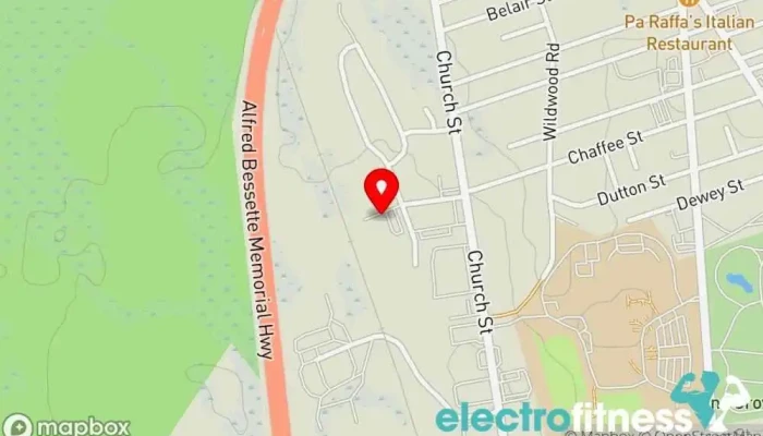 map of B-Select Gym in New Bedford