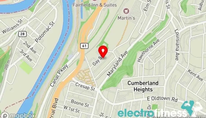 map of BAM Fitness and Nutrition, LLC Gym, Fitness center, Personal trainer, Women's personal trainer in Cumberland