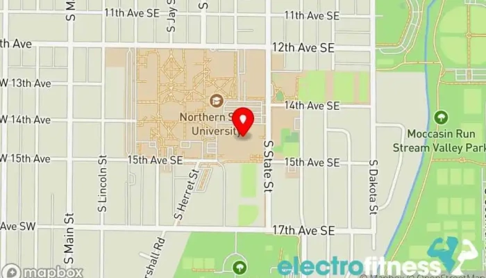 map of Barnett Center Arena in Aberdeen