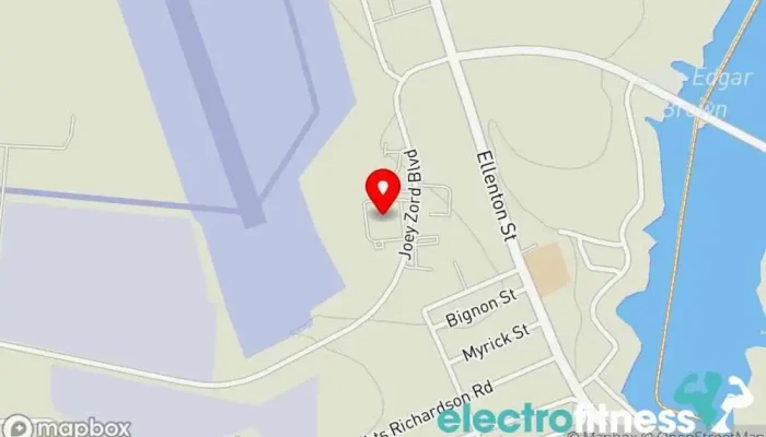 map of Barnwell County Family YMCA Gym, Fitness center, Non-profit organization in Barnwell