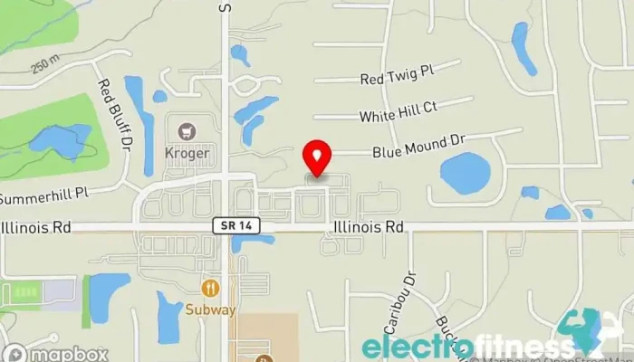 map of Barre Unlimited Physical fitness program in Fort Wayne
