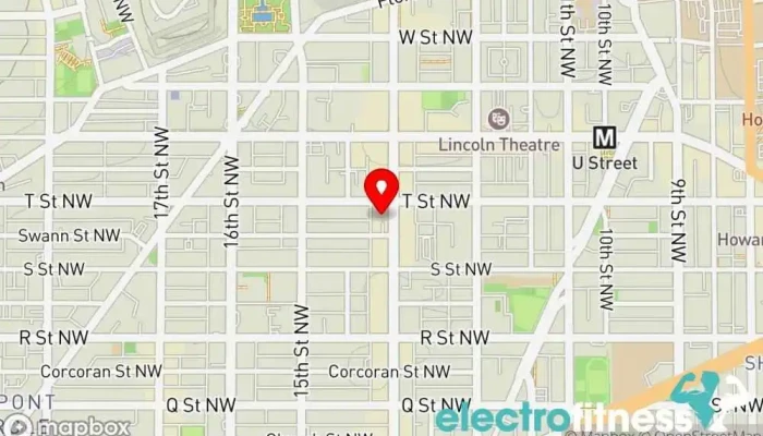 map of barre3 Gym in Washington