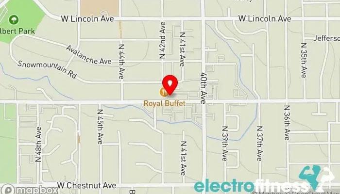 map of barre3 Gym in Yakima