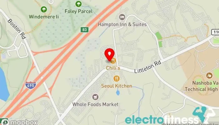 map of Become Fitness Gym, Fitness center, Personal trainer in Westford