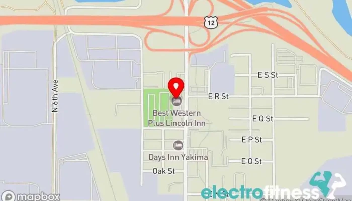 map of Best Western Plus Yakima Hotel Hotel in Yakima