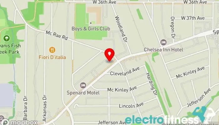 map of BFit & Well Annex Gym, Fitness center, Physical fitness program in Anchorage