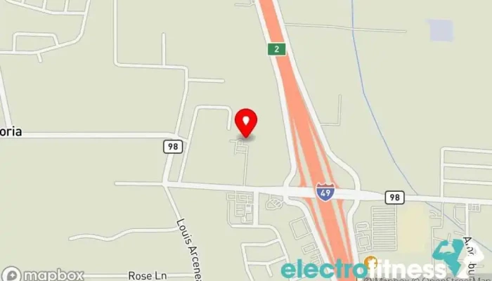map of Big Poppa's Fitness Gym Gym in Lafayette