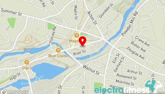 map of Big Work Training Studio Personal trainer in Maynard