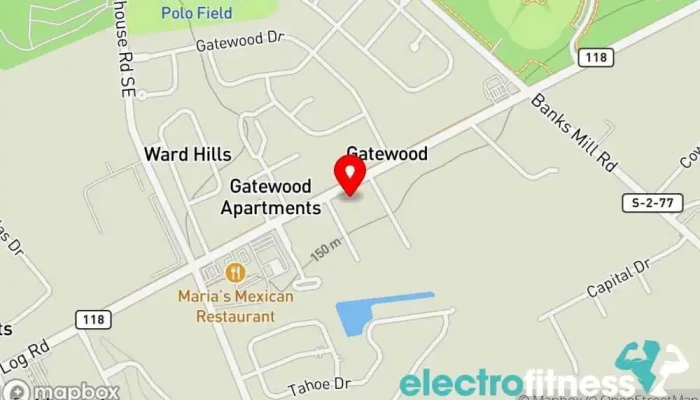map of Bill Cunningham Fitness Personal trainer in Aiken