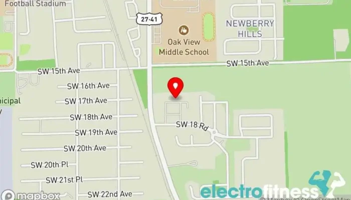map of BIM Fitness Center Gym in Newberry
