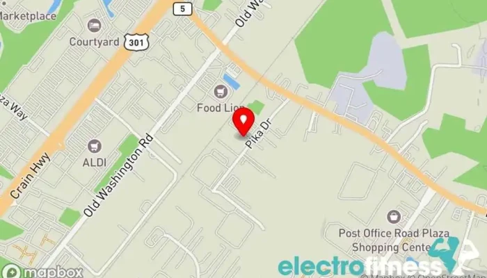 map of Black Belt Academy Martial arts school, Children's camp, Karate school, Taekwondo school in Waldorf