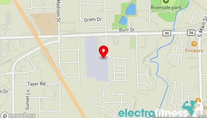 map of BlackHorse CrossFit Gym, Fitness center, Physical fitness program in Adrian